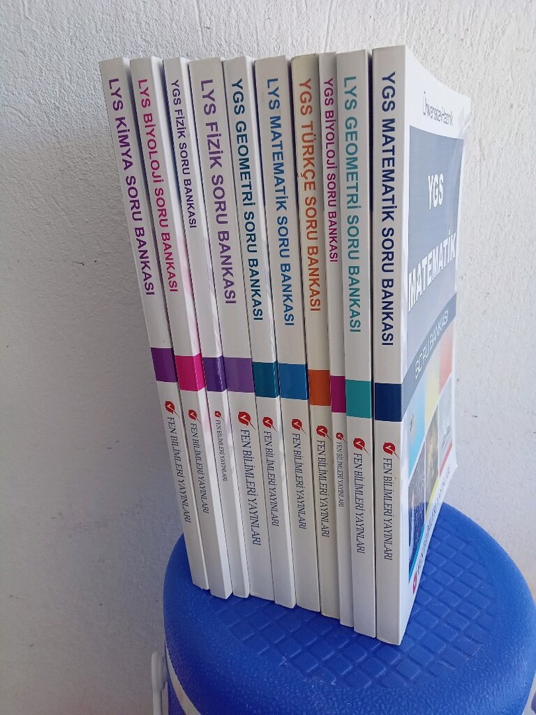 11 adet LYS-YGS SORU BANKASI