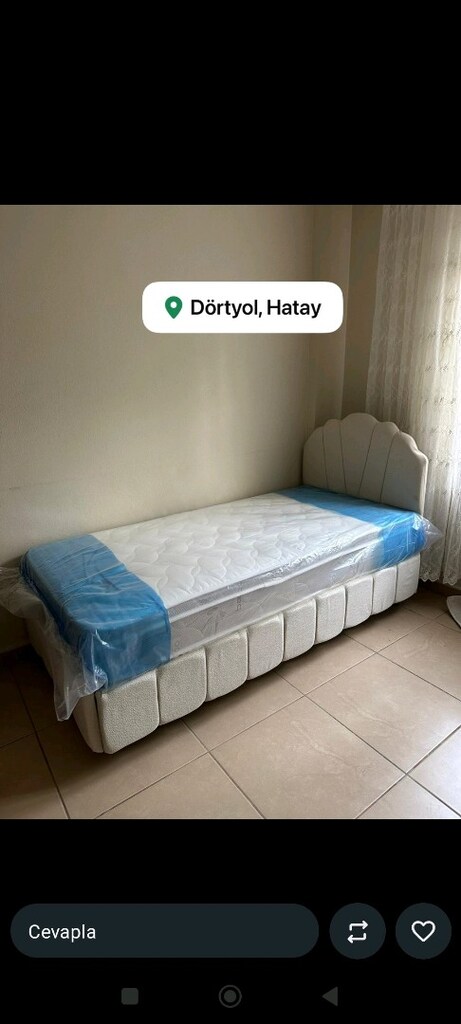 90/190 cm'lik baza Başlık yatak takım sandıklı baza - 8