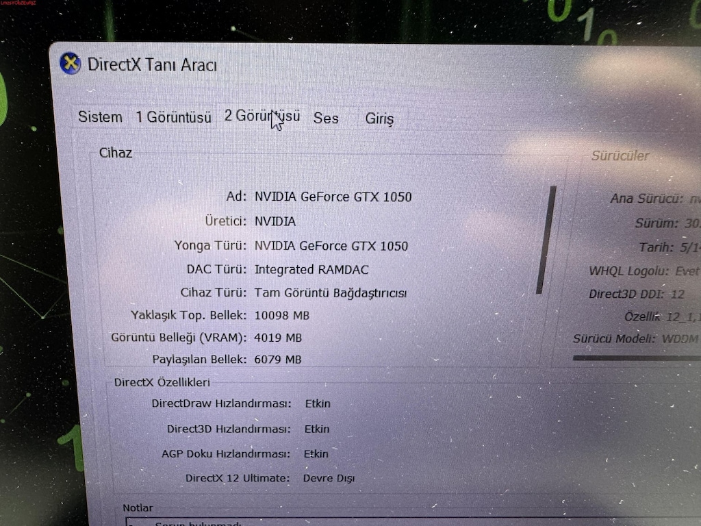 MONSTER ABRA i7 8. NESİL 12 GB RAM 512 NVME GTX 1050 - 8