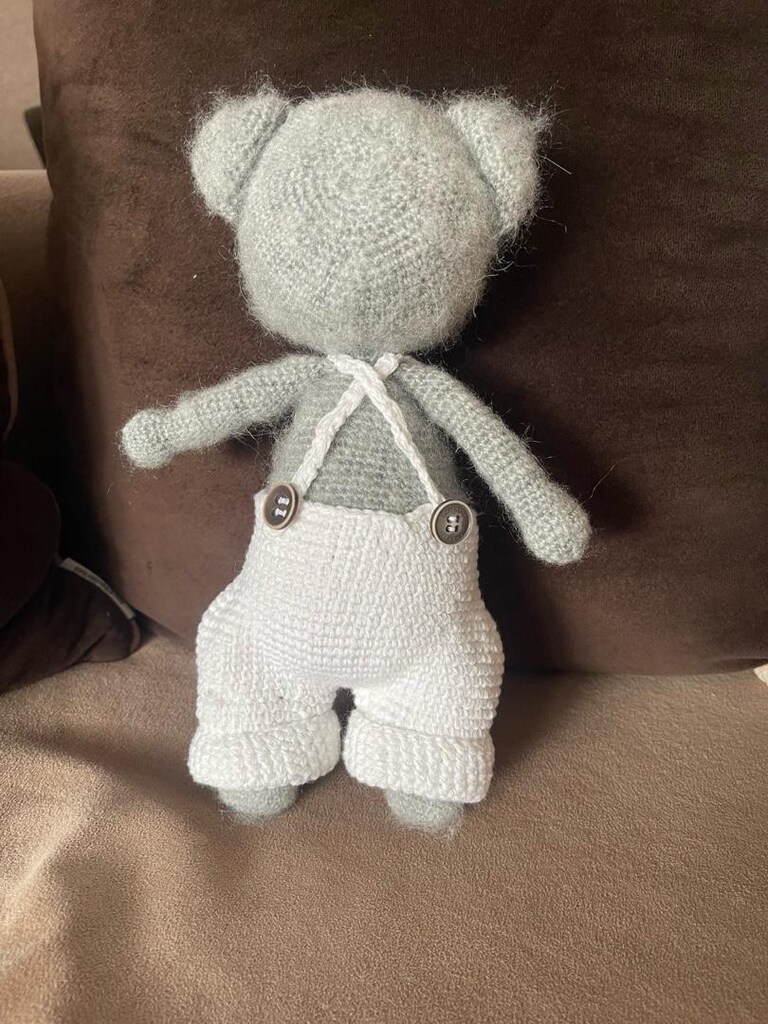 elemeğim amigurumi sevimli ayıcık 26 cm - 6
