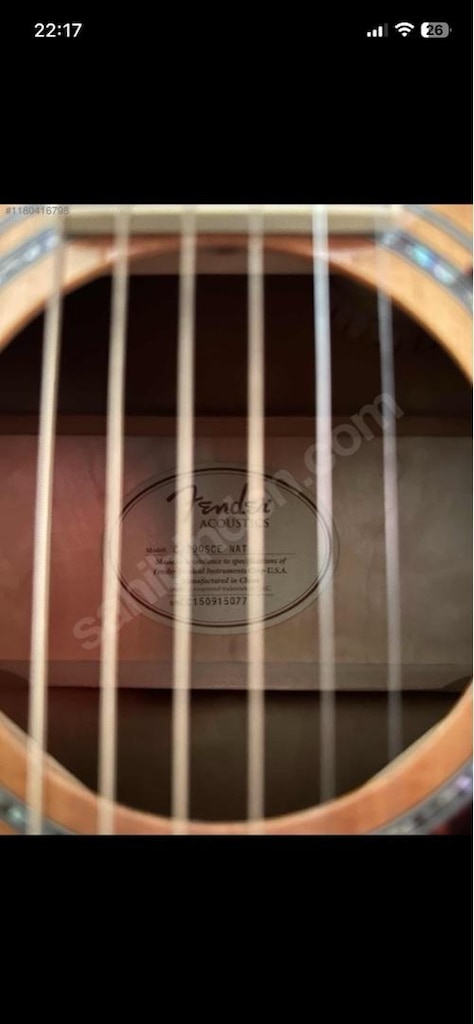 Fender CJ-290sce Jumbo Elektro Akustik Gitar - 3