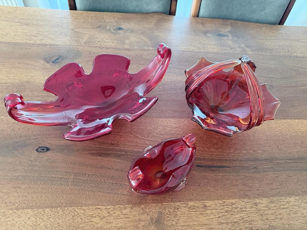 murano kırmızı şekerlik - 6