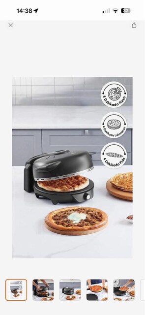 Karaca Gastro 10 in 1 Pizza ve Tandır Ekmeği Makinesi Biodiamond