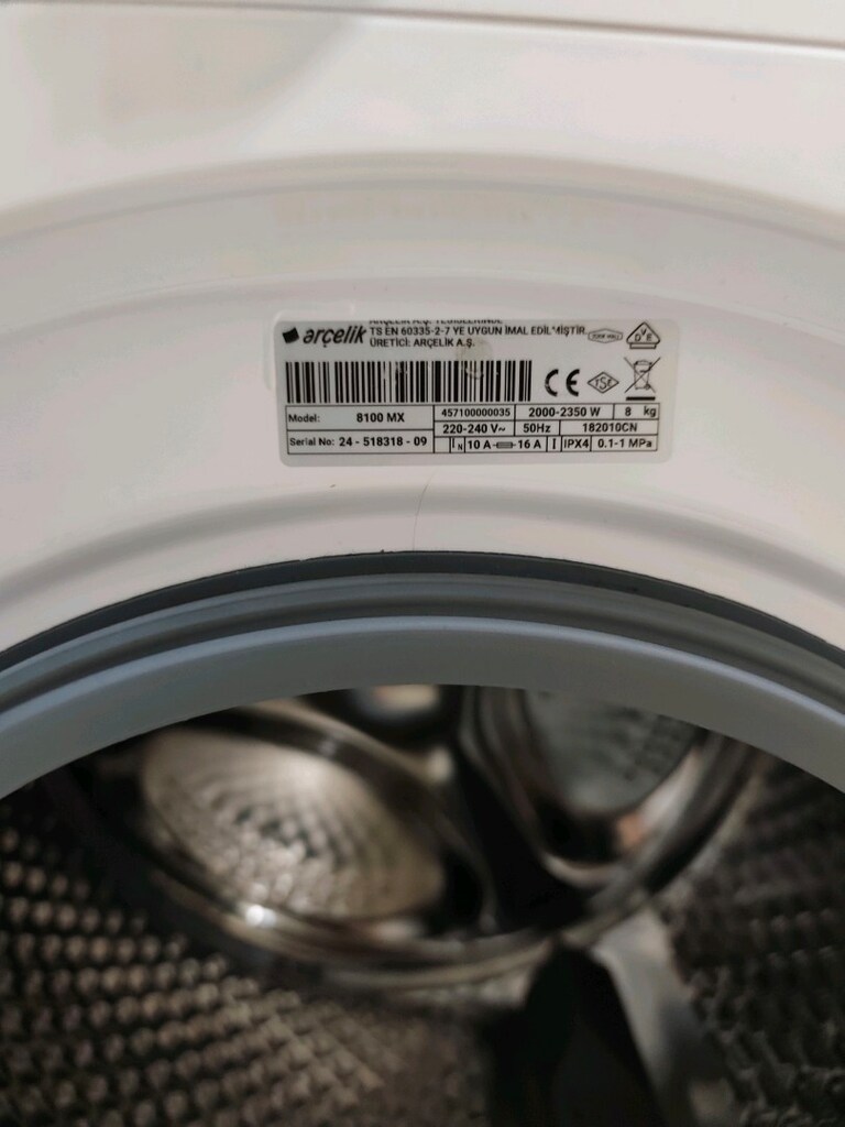 Arçelik 8100mx çamaşır makinesi - 4