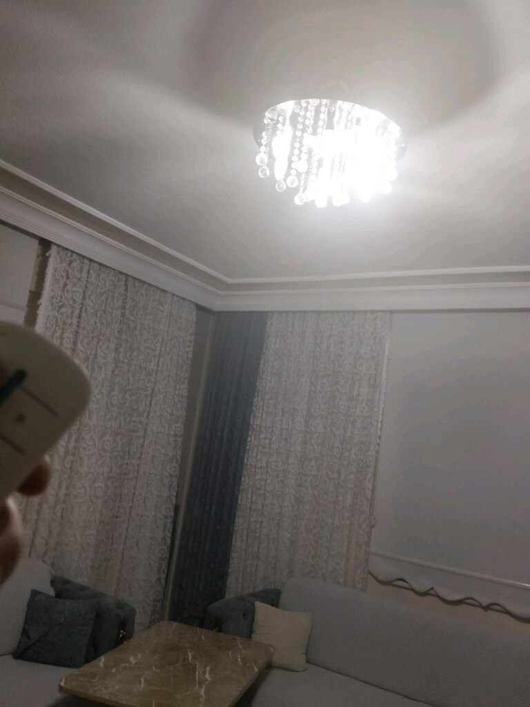 kumandalı avize mavive beyaz ışıklı - 2