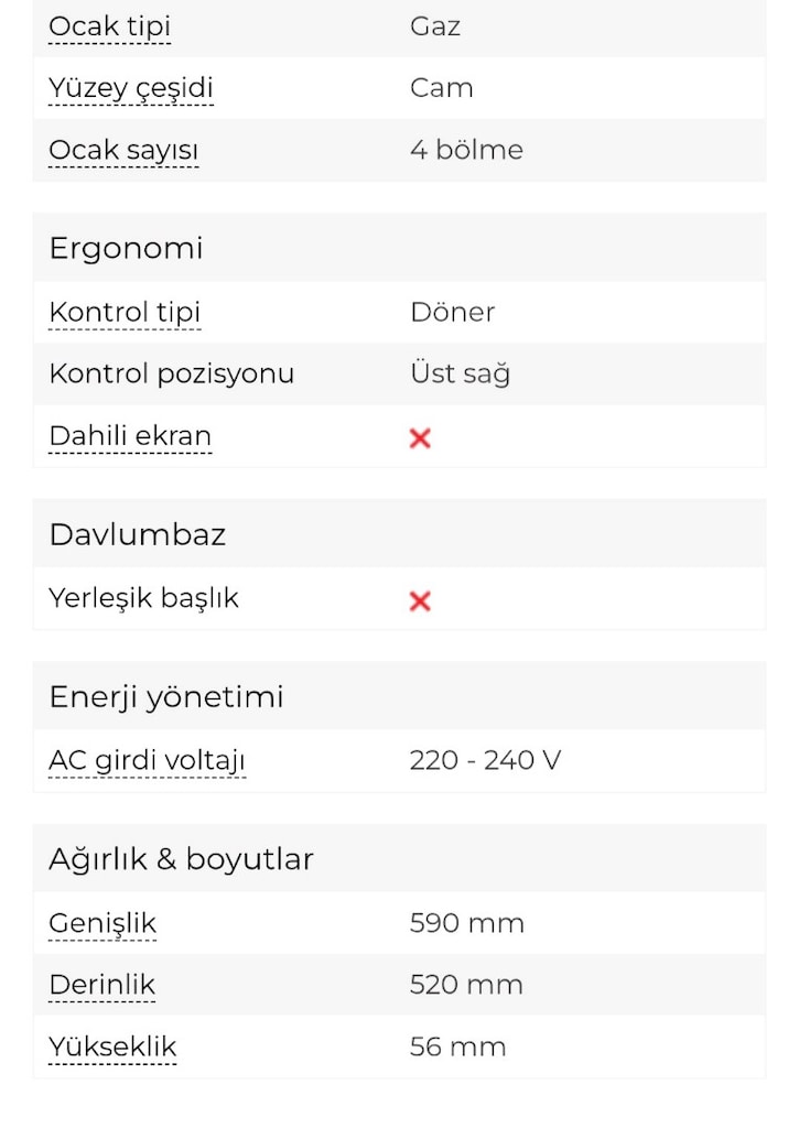 Boch set üstü ocak ve fırın seti - 8