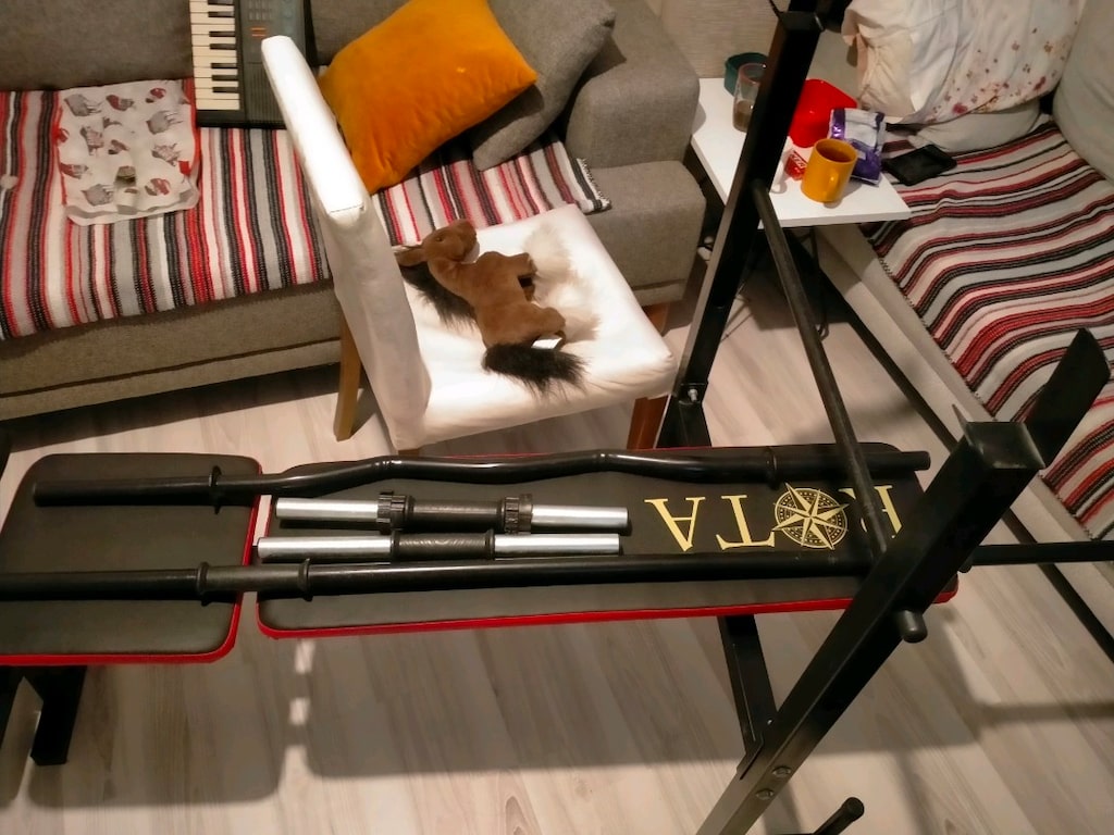 Bench Sehpası + Ağırlık Seti + Direnç Yayı