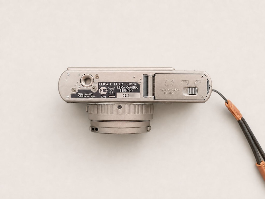 Leica D-Lux 4 Titanium Limited Edition, Orijinal Deri Çantalı - 4