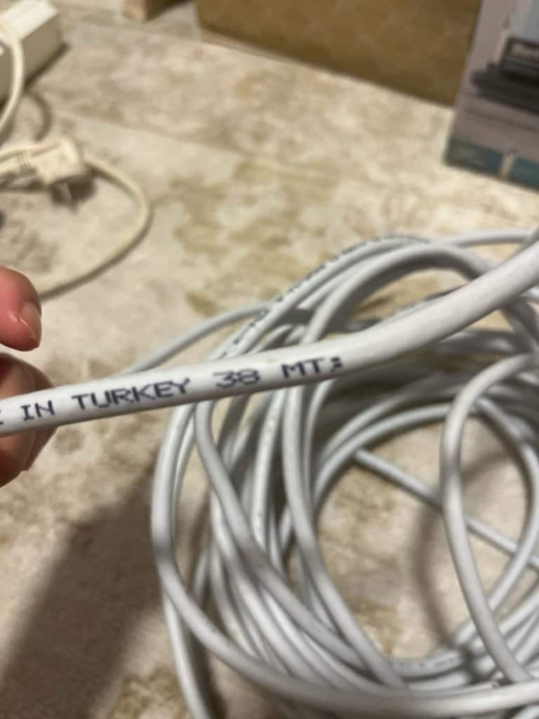 RG6 U4 Anten kablosu konnektör takılı 10 mt - 2