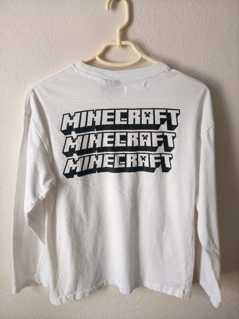 Zara Kids Minecraft kılıç baskılı tshirt - 4