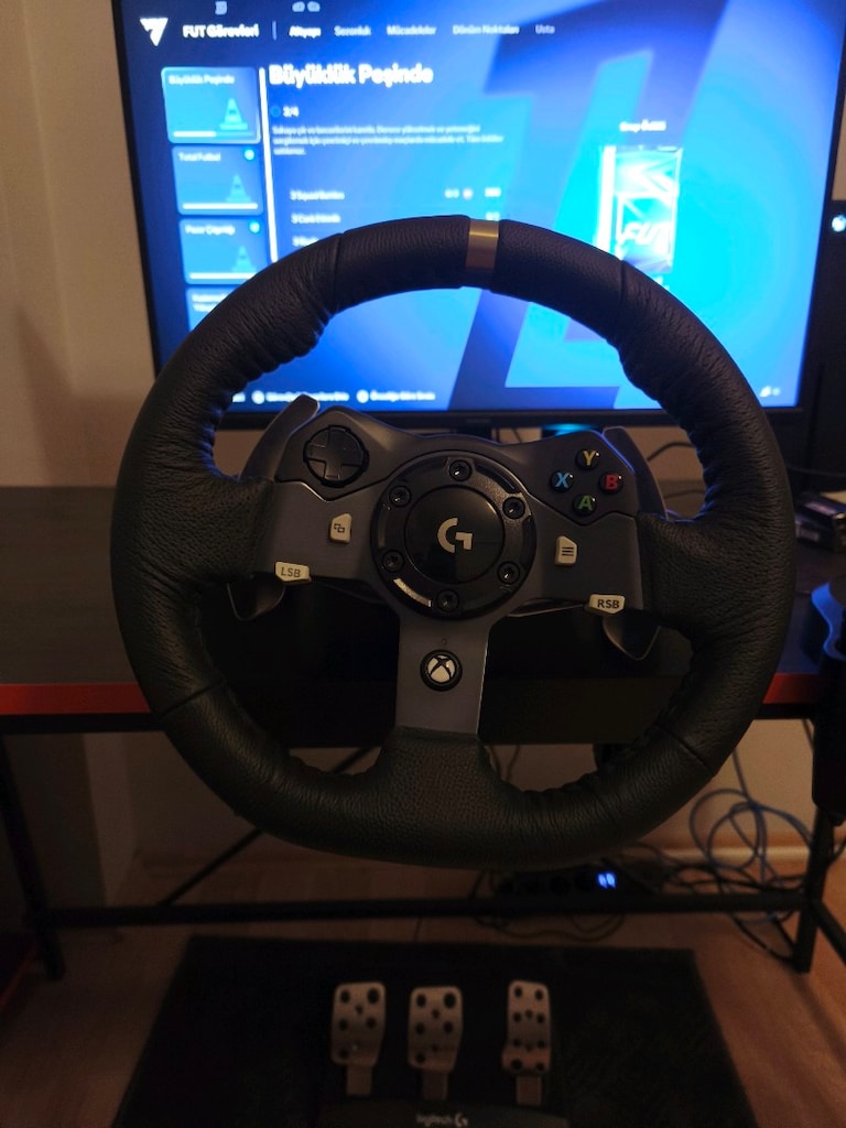 Logitech G920 direksiyon seti Xbox uyumlu Bu fiyata yok ... - 3