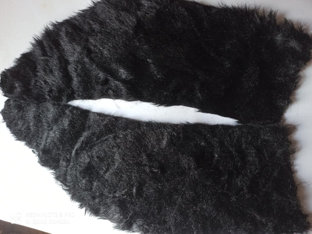 Kaban Mont Palto Manto Yakalarına Suni Kürk Dikime Hazır Peluş