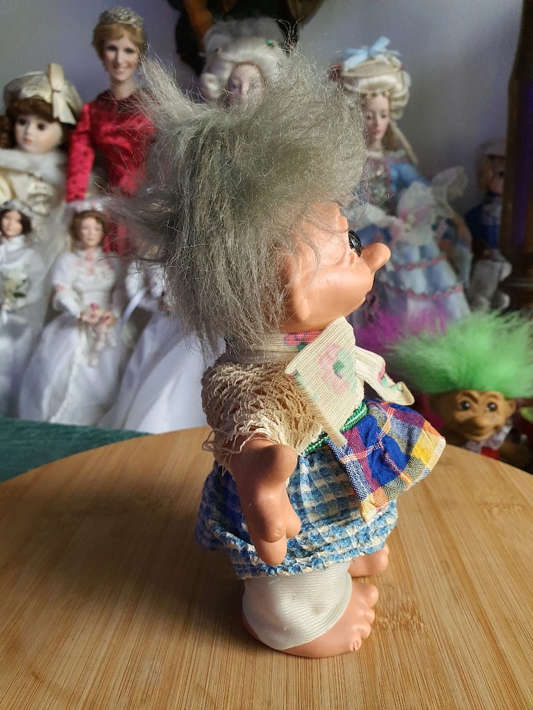 troll oyuncak bebek vintage - 3