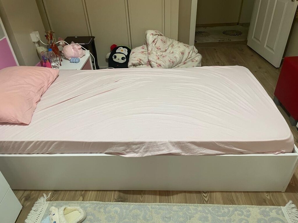 90*200 ebat sıfır ayarında yatak başlık karyola - 4