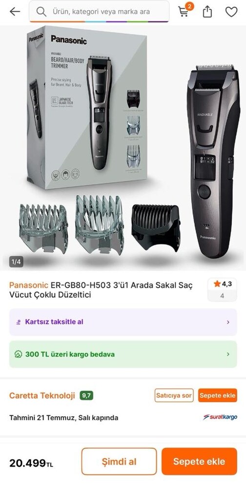 Panasonic Traş Makinesi - 3