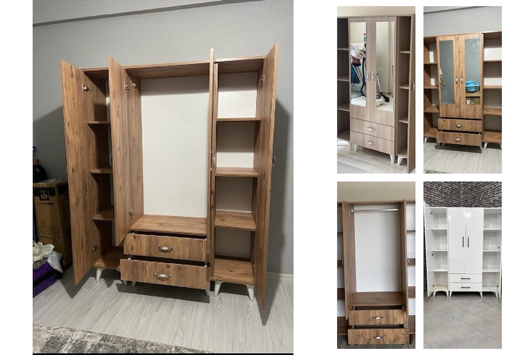 4 kapaklı elbise dolabı jxlhwjcajw - 5