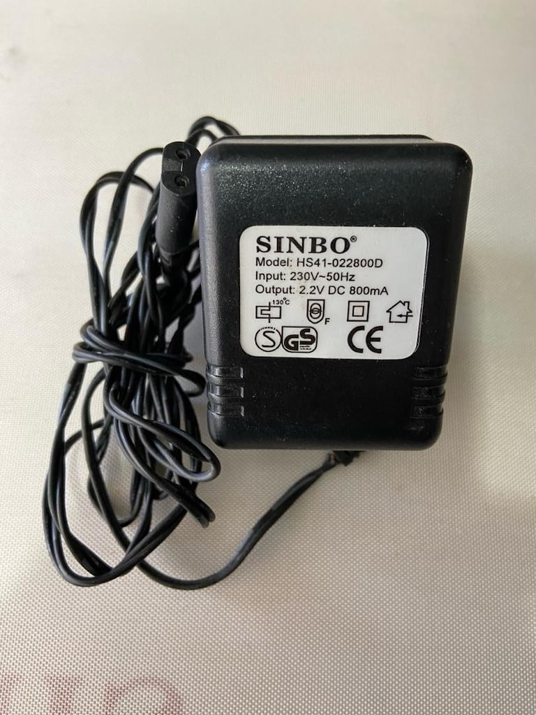 Original Netzteil Carrera HS41-022800D Output: 2.2V DC 800mA - 2