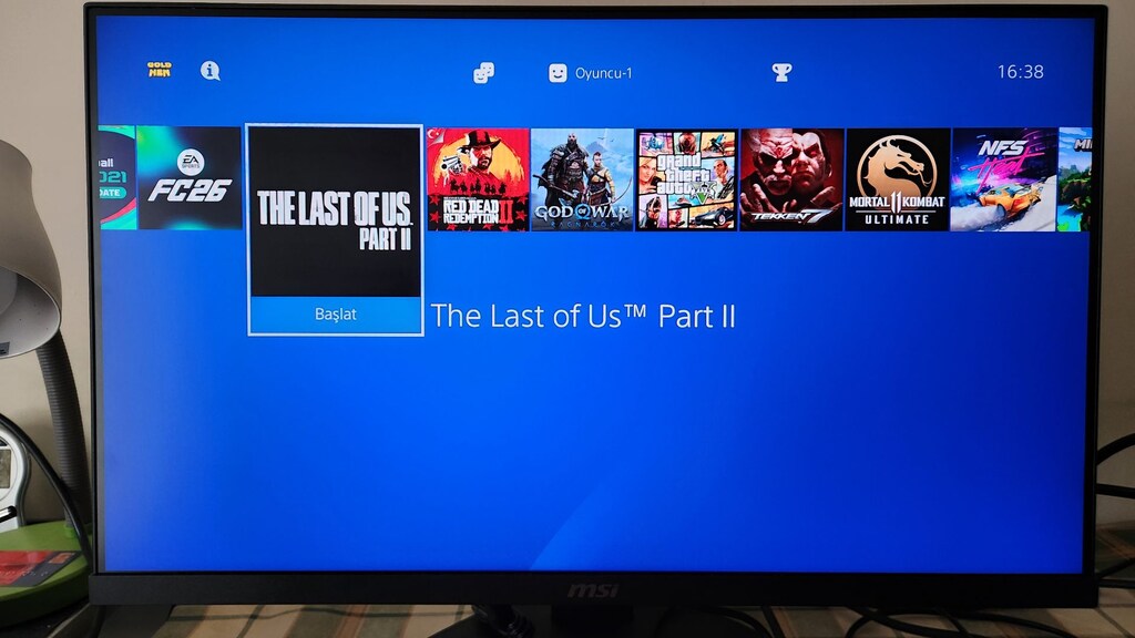 PS4 Slim 1 TB, 16 Oyunlu, Çift Kollu, Sorunsuz Tertemiz Cihaz - 7