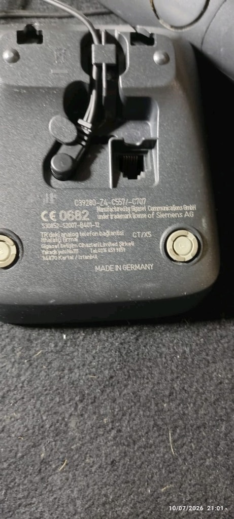 Siemens Gigaset C380 telsiz telefon - 7