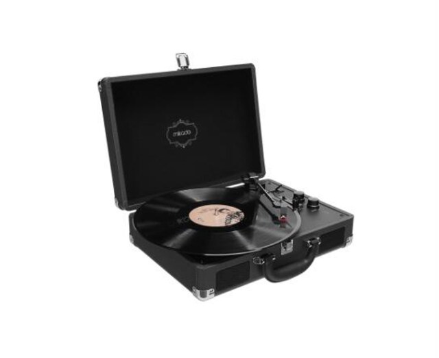Mikado Nostalgia MN-P317 Siyah Pikap+Rca+Bt Müzik Kutusu