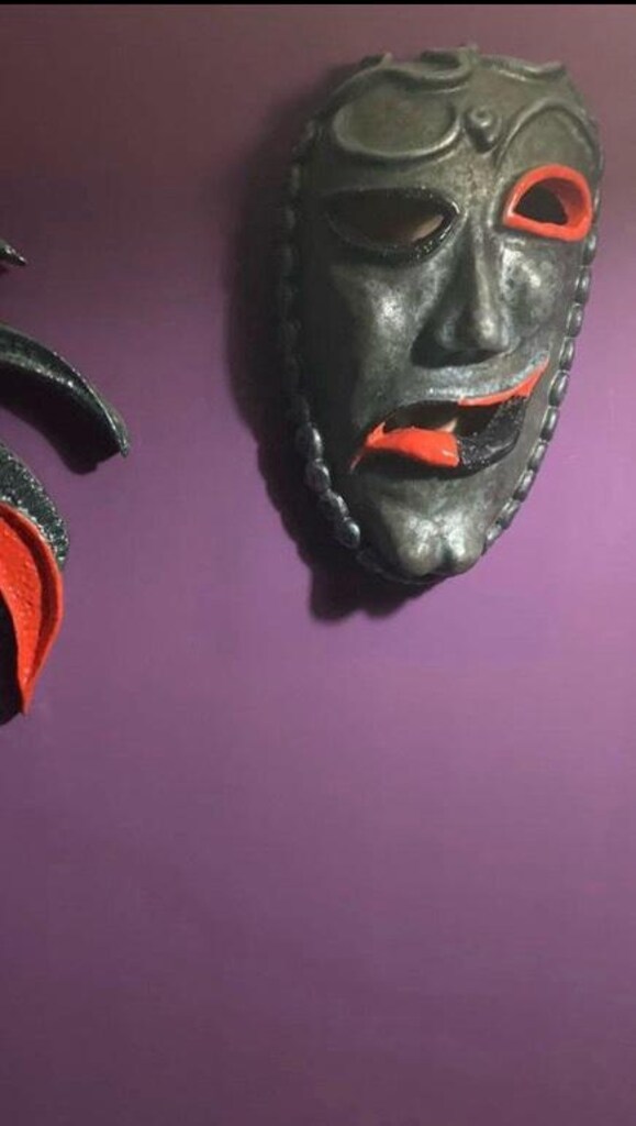 Art Maya seramik mask - 2