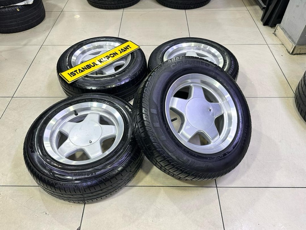 jant lastik takımı Cms40 Aynalı Slk sıfır ayarında hatasız Tofaş çelik - 2