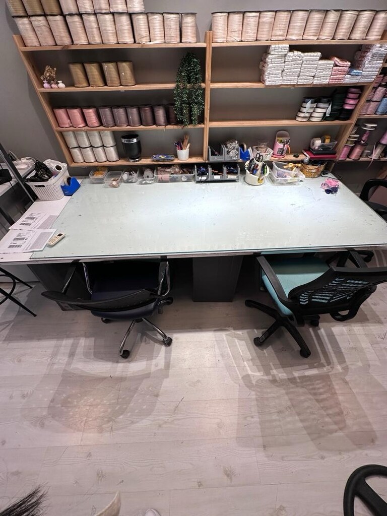 Atölye ofis masası 228x 52 cm büyük masa oglfis mobilyası - 2