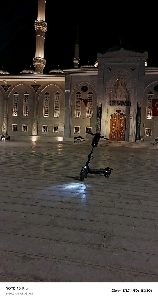 2026 model ONVO elektrikli scooter. Satılık. Sadece 1 ay kullanıldı. T - 4