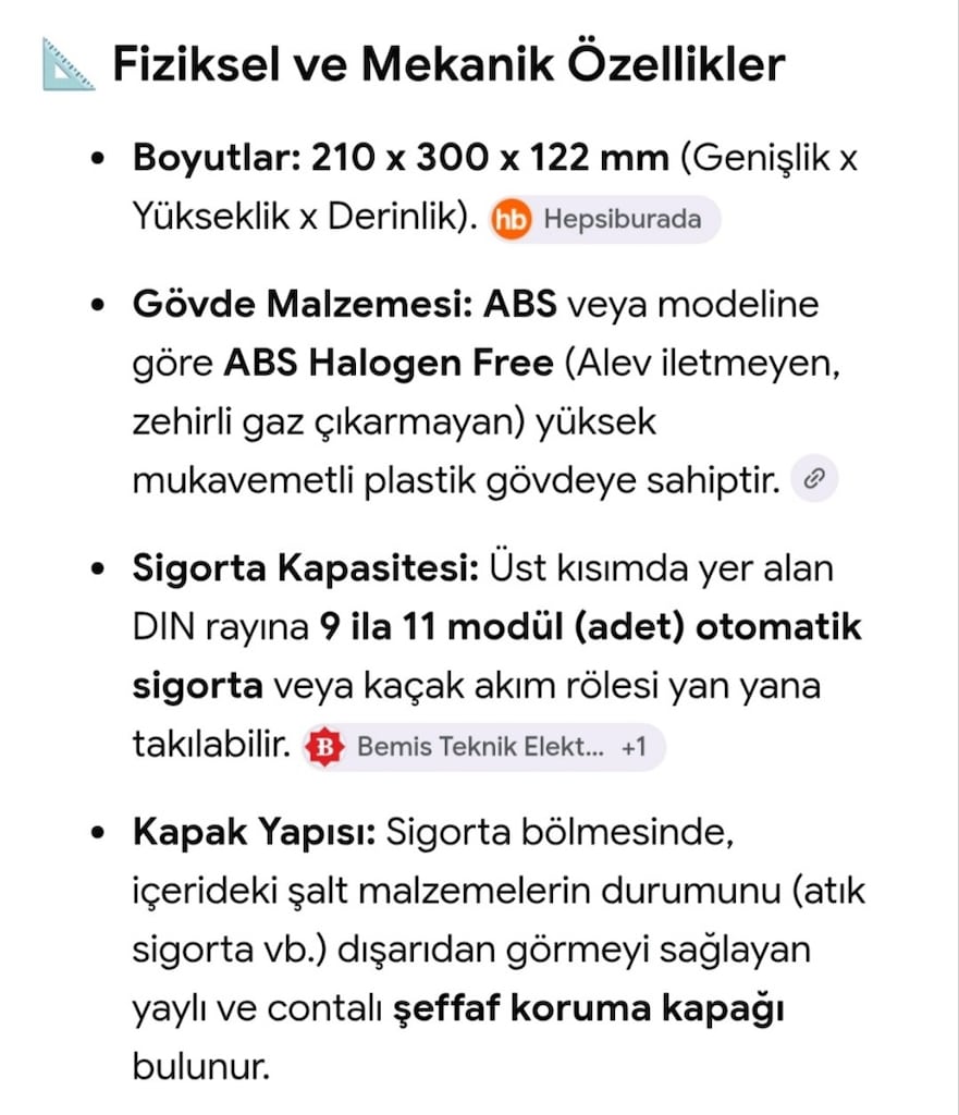 BEMİS V10 SİGORTA KUTUSU - 5
