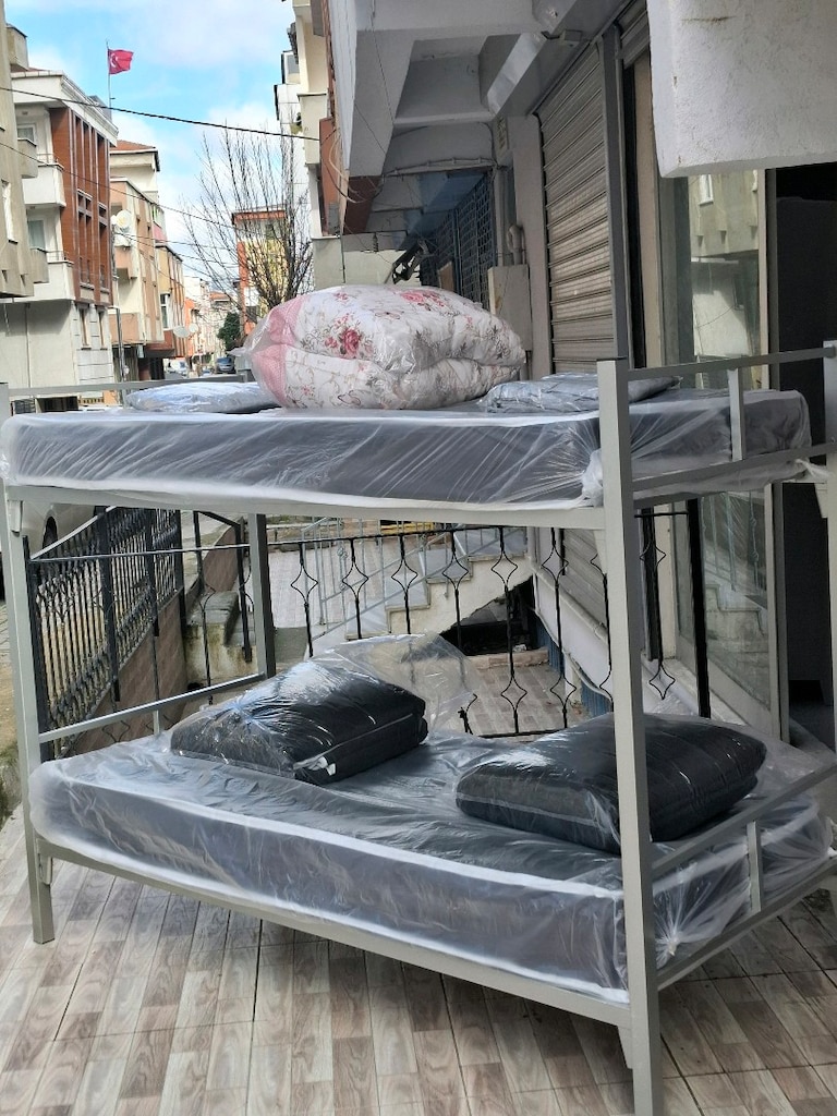 METAL IKI KATLI RANZA İKİ YATAK AYNI GÜN ÜCRETSİZ TESLİMAT - 4