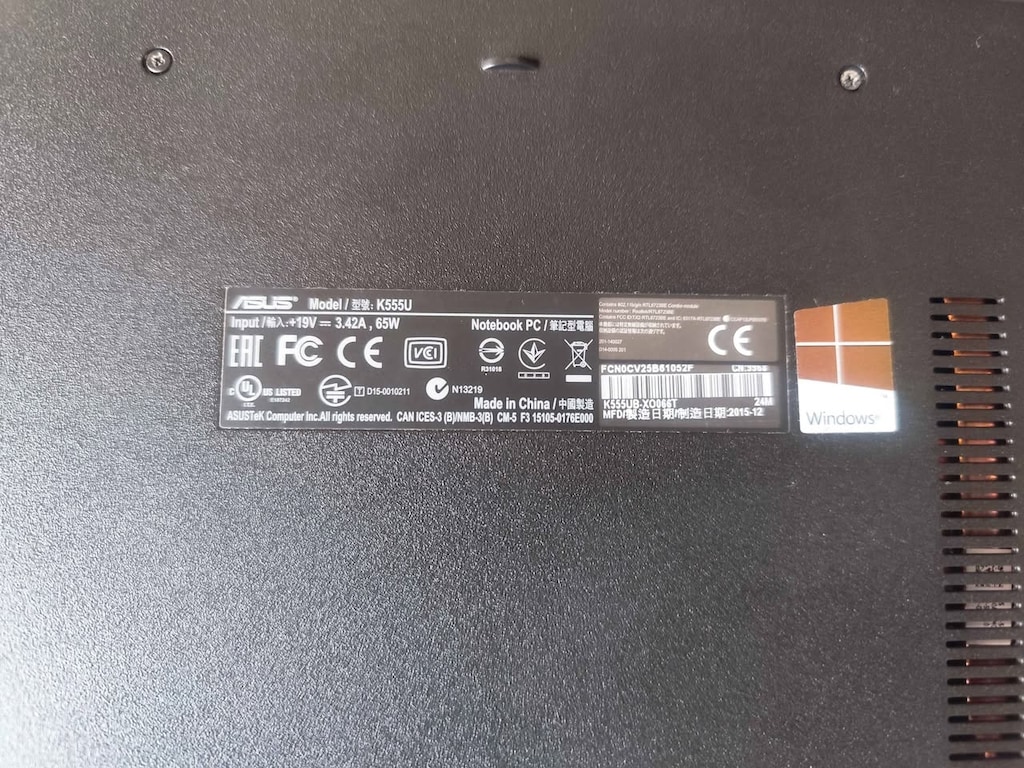 ASUS K555UB CORE İ5 6200U 2.3GHZ NOTEBOOK - 16