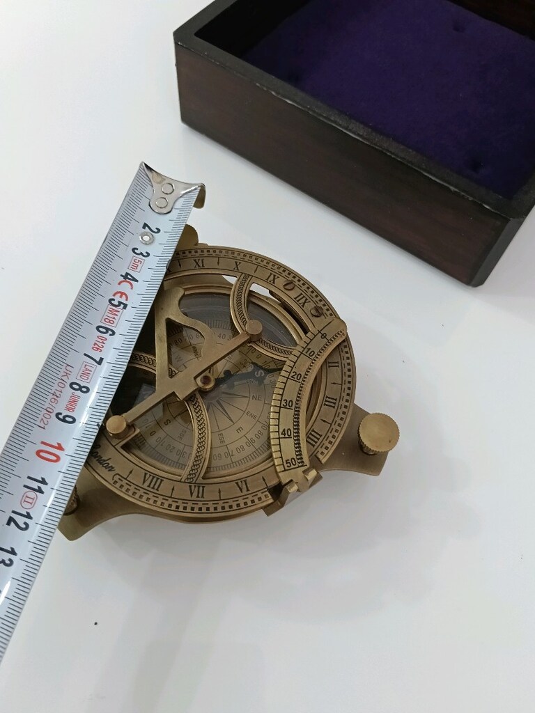Dekoratif Pirinç Güneş Saati - 4