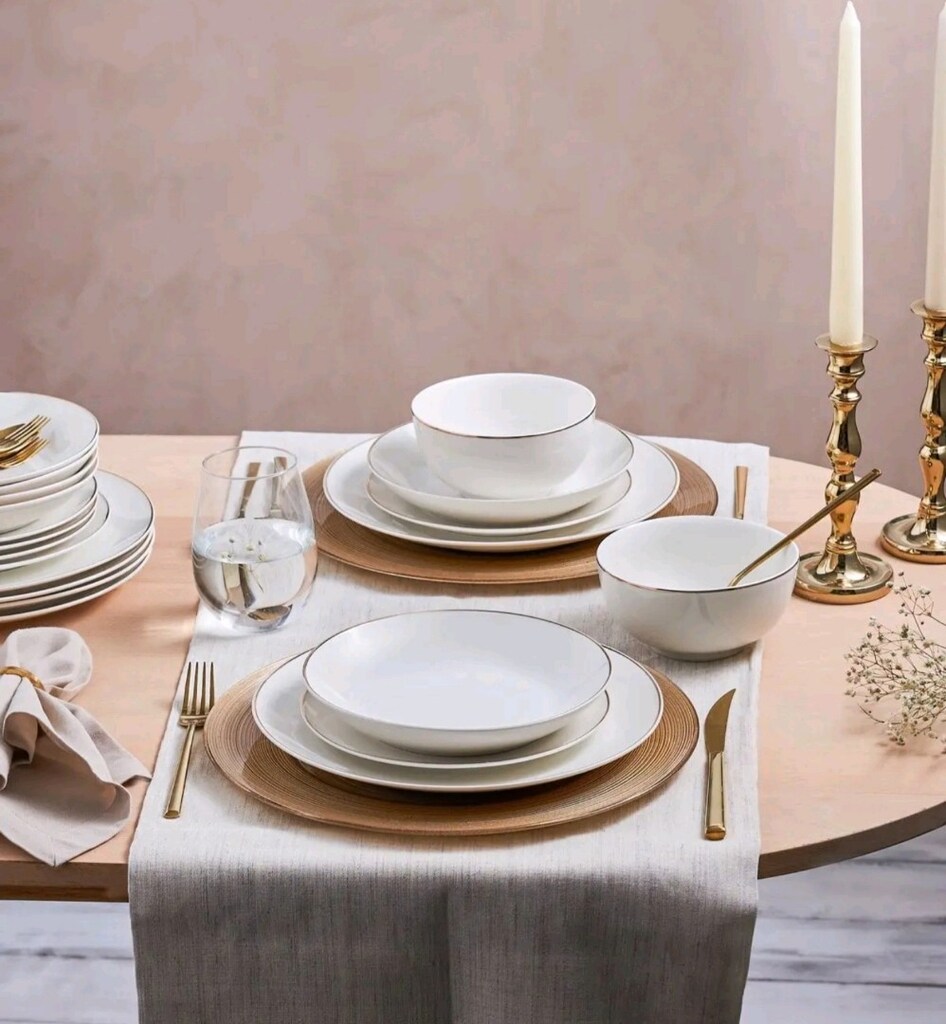 Karaca Leon Gold 24 Parça 6 Kişilik Porselen Yemek Takımı - 4