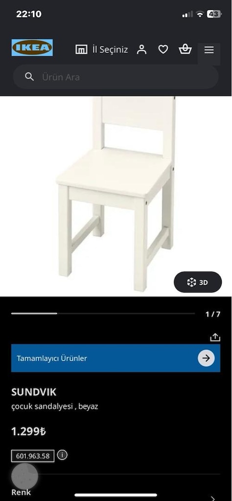 İkea çalışma masa sandalye seti 1 masa 1 (pembe sandalyeler hediye) - 2
