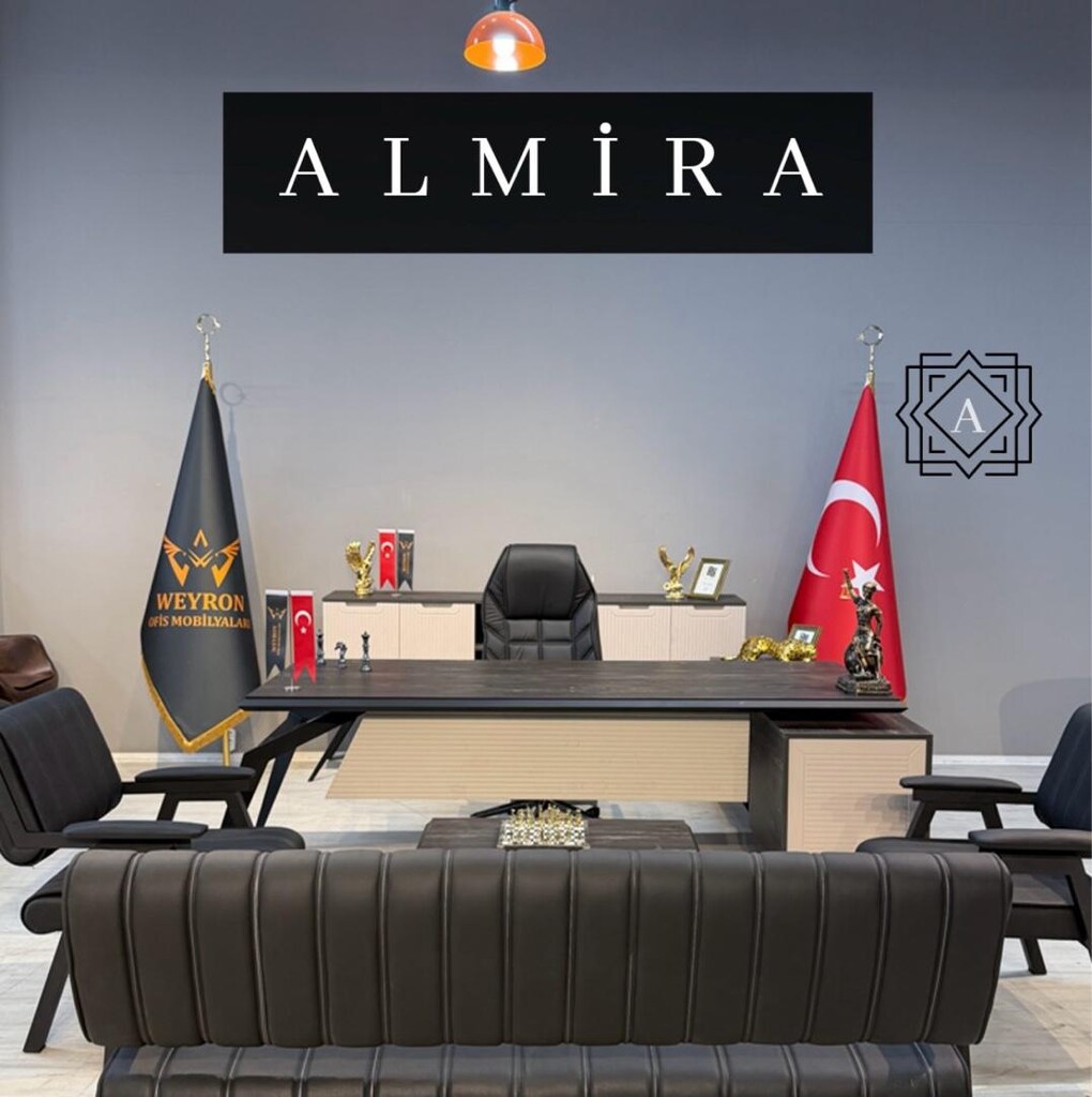 ALMİRA ULTRA LÜKS OFİS TAKIMI OFİS MOBİLYA TAKIMI - 3