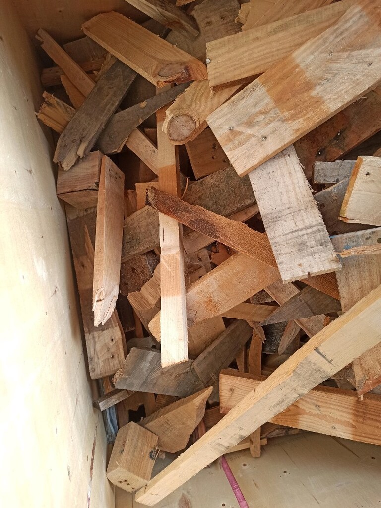 odun ve palet kırıntısı kışlık yakmalık 1 ton - 5