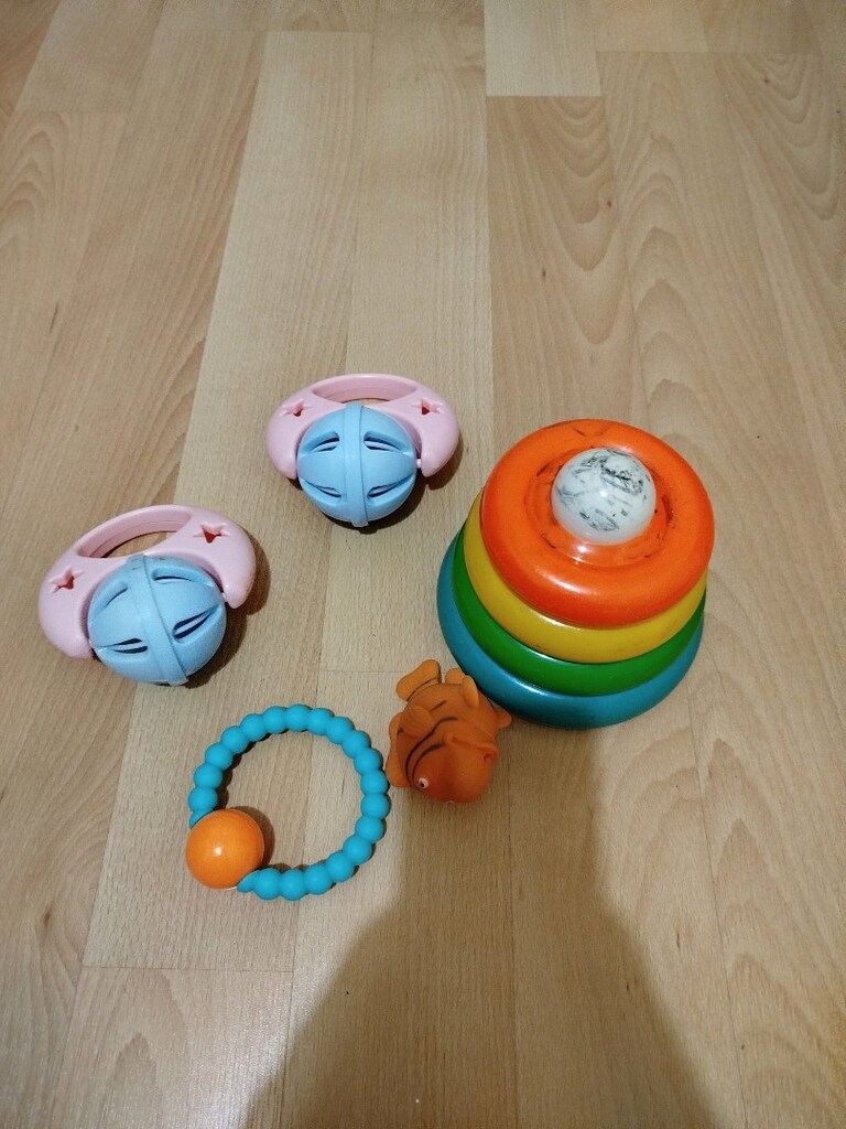Bebek eğitici oyuncakları ve çevirmeli çıngırak - 8
