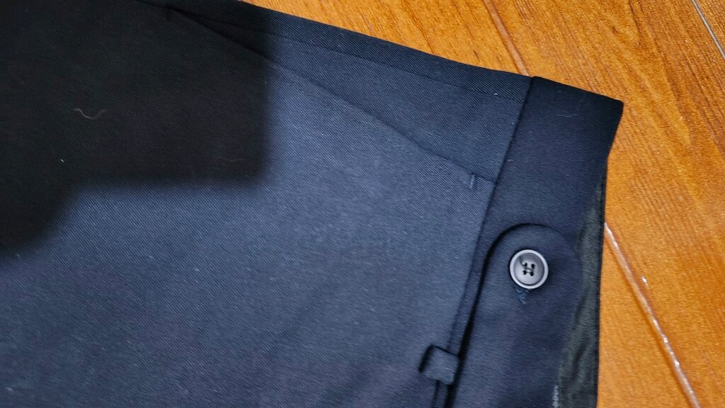 Erkek likralı koyu lacivert pantolon. - 4