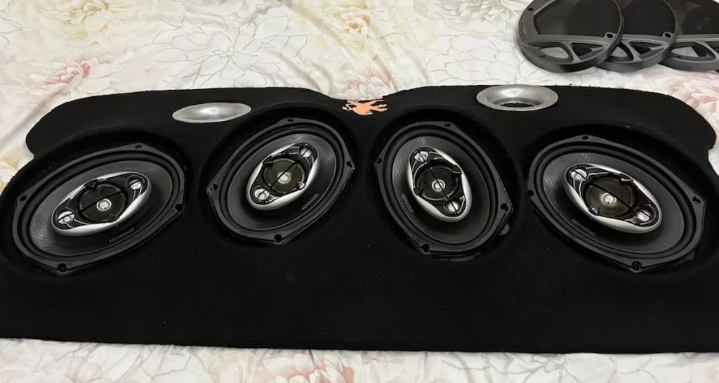 SONY XM-N1004 amfi + 4 adet Kenwood KFC-S6983 oval hoparlör - 7