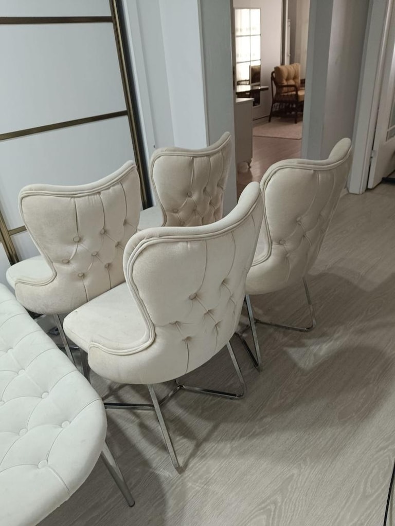 salon sandalyesi ve puf - 3