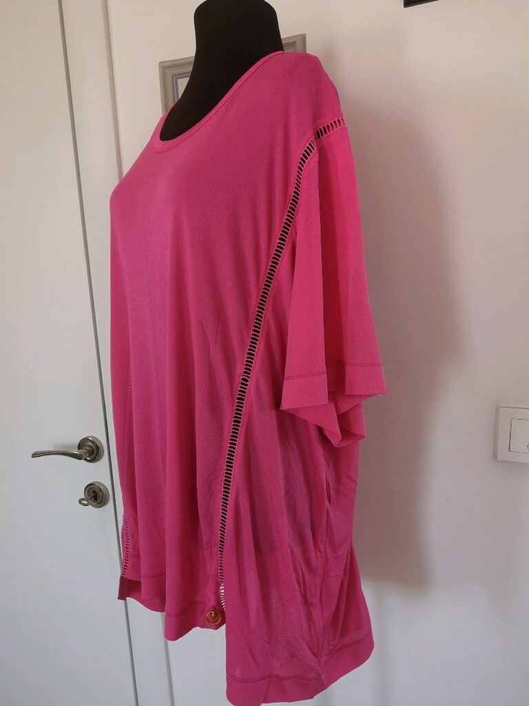 CAVALLI Canlı Fuşya Rahat Tunik - 11