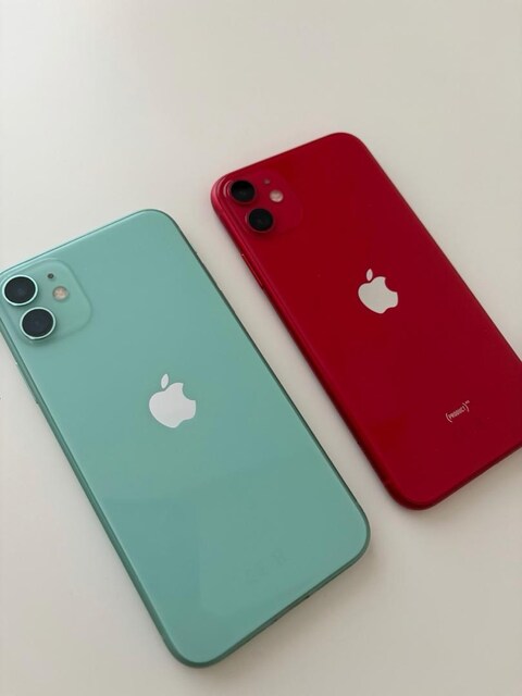 İPhone11 64GB Kırmızı ve Yeşil