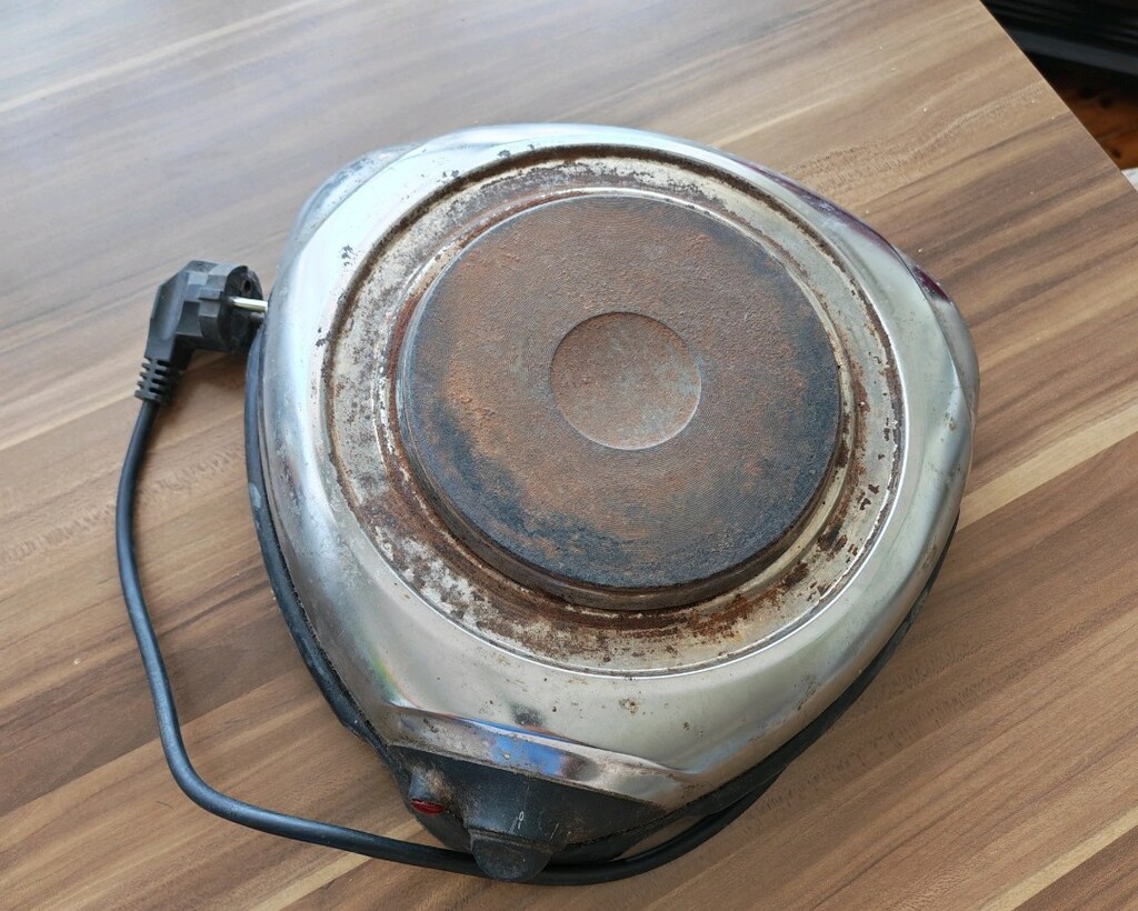 Elektrikli tekli tek gözlü ocak ısıtıcı pişirici çay çorba yemek su - 4