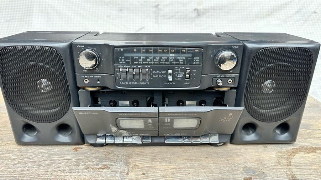 antik; NAKASON JAPAN- FM STEREO KARAOKE DOUBLE KASET ÇALAR FM RADYO - 3
