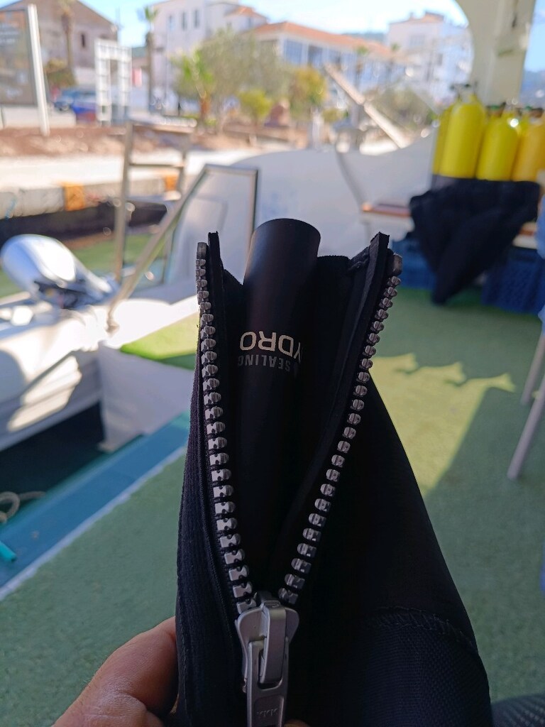 scubapro Galileo 3 titanyum, cressi comfort 7mm L ikisi de sıfır gibi - 4