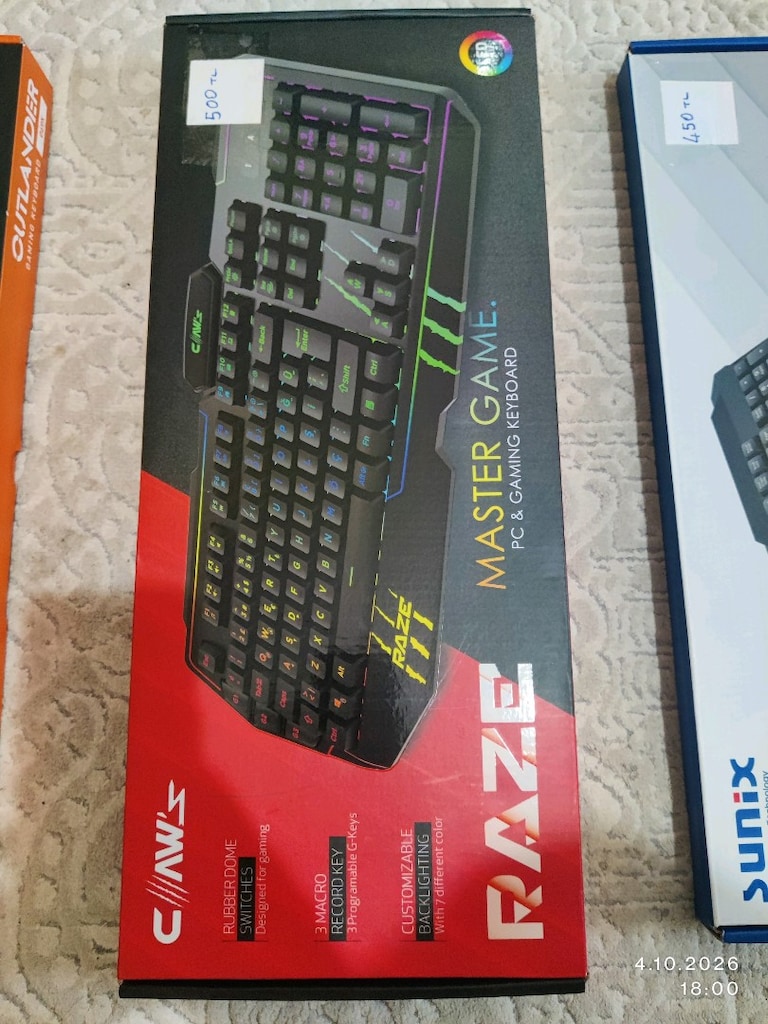 Klavyeler (Dexim, Subtec, Sunix, Claws, Gamebooster markalar) - 5