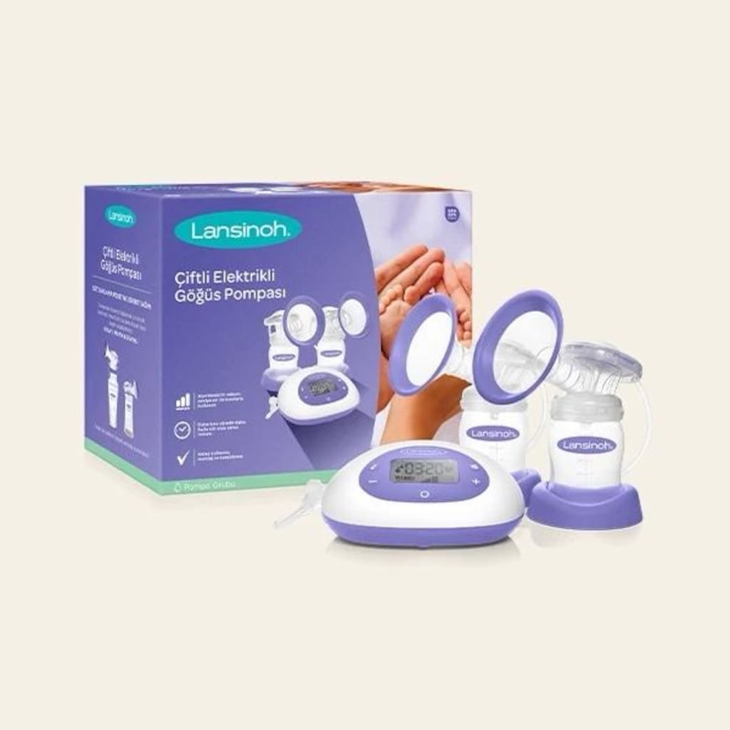 lansinoh çiftli elektrikli göğüs pompası - 2