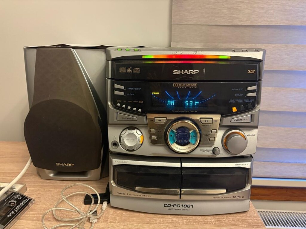 SHARP VCD’Lİ MÜZİK SETİ (27 YILLIK SAHİBİNDEN) - 6