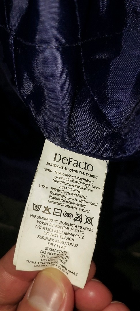 Defacto lisanslı mont L beden — görsel 4/5
