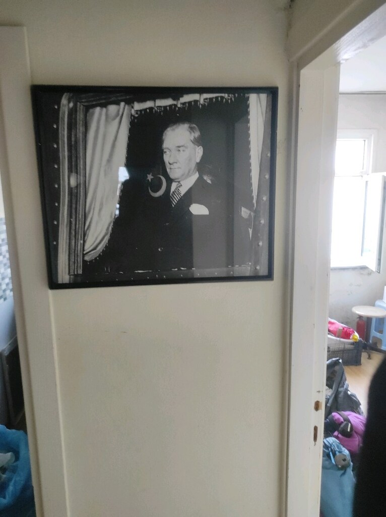 ağar cam Atatürk tablosu - 2